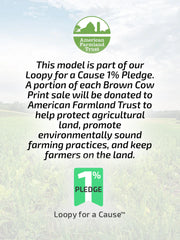 Brown Cow Print