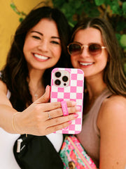 Pink Checkered